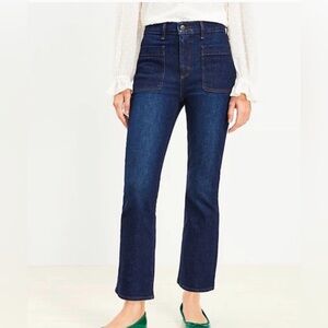 Loft High Rise Kick Crop Women's Jeans